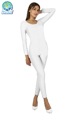 TUTA LYCRA BIANCA DANZA DONNA